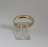 WR15 - 4mm half round Solid 9CT YELLOW GOLD Stacking Ring