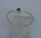 L21 Natural Ruby Ring Handcrafted in Sterling 925 Silver