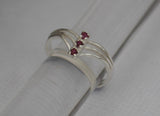 LR326 Natural Ruby Ring Handcrafted in Sterling 925 Silver