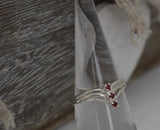 LR326 Natural Ruby Ring Handcrafted in Sterling 925 Silver