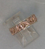 LR520 - 9ct rose and white gold filigree ring