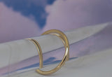 LR216 - Gorgeous Solid 9ct Yellow Gold Full round Halo Stacking Ring 2mm