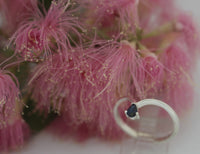 LR238 - Pear shape Sapphire Ring Handcrafted in solid Sterling 925 Silver