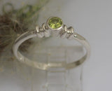 LR309 Natural Peridot Ring Handcrafted in Sterling 925 Silver