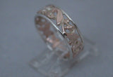 LR520 - 9ct rose and white gold filigree ring