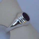 LR787 Amethyst Ring Handcrafted in Sterling 925 Silver