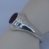 LR787 Amethyst Ring Handcrafted in Sterling 925 Silver